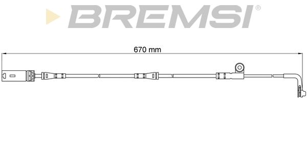 BREMSI Indikators, Bremžu uzliku nodilums WI0602