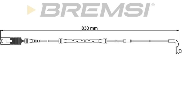 BREMSI Indikators, Bremžu uzliku nodilums WI0608