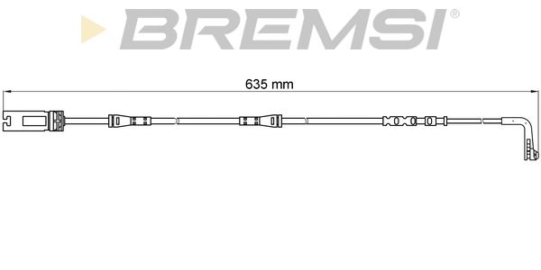 BREMSI Indikators, Bremžu uzliku nodilums WI0612