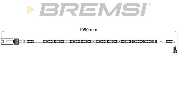 BREMSI Indikators, Bremžu uzliku nodilums WI0613