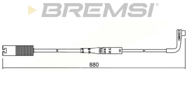 BREMSI Indikators, Bremžu uzliku nodilums WI0617