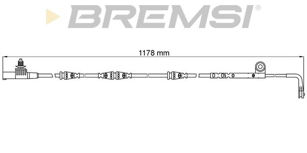 BREMSI Indikators, Bremžu uzliku nodilums WI0629