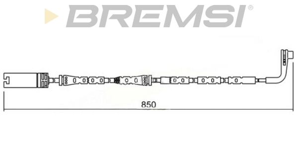 BREMSI Indikators, Bremžu uzliku nodilums WI0635