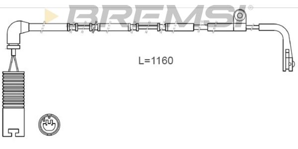 BREMSI Indikators, Bremžu uzliku nodilums WI0644