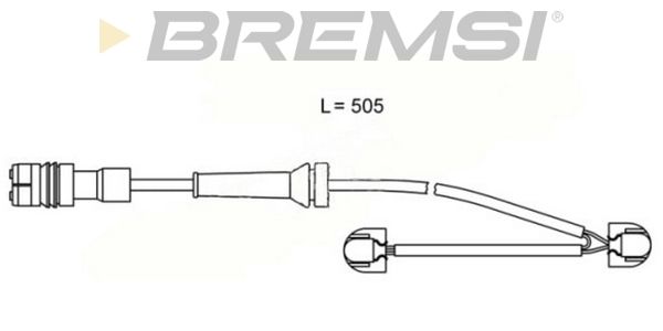 BREMSI Indikators, Bremžu uzliku nodilums WI0660