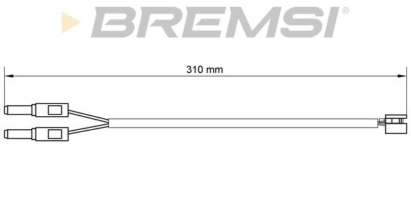 BREMSI Indikators, Bremžu uzliku nodilums WI0672