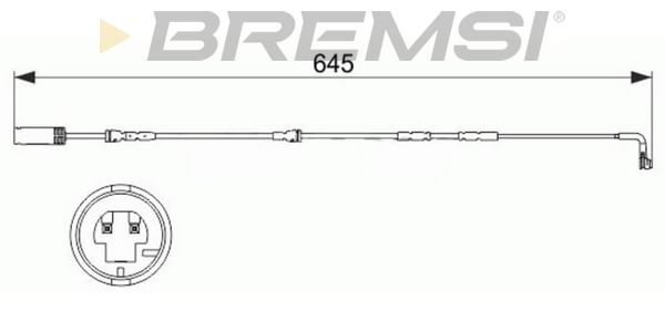 BREMSI Indikators, Bremžu uzliku nodilums WI0681