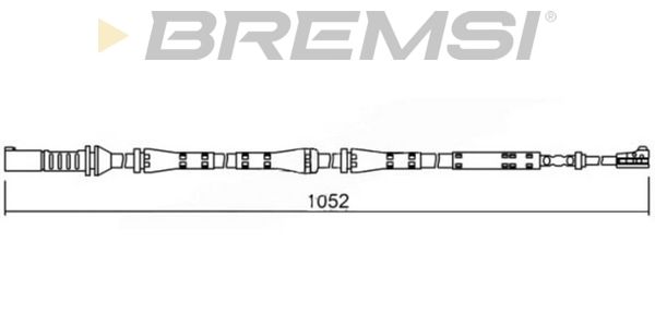 BREMSI Indikators, Bremžu uzliku nodilums WI0684