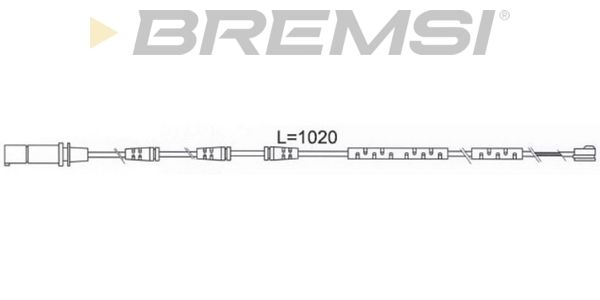 BREMSI Indikators, Bremžu uzliku nodilums WI0686