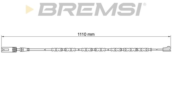 BREMSI Indikators, Bremžu uzliku nodilums WI0691