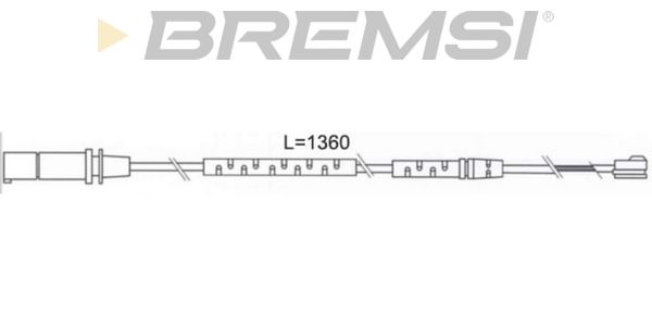 BREMSI Indikators, Bremžu uzliku nodilums WI0693