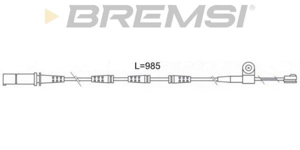 BREMSI Indikators, Bremžu uzliku nodilums WI0695