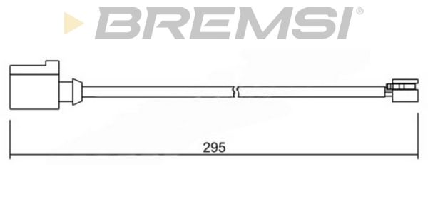 BREMSI Indikators, Bremžu uzliku nodilums WI0702