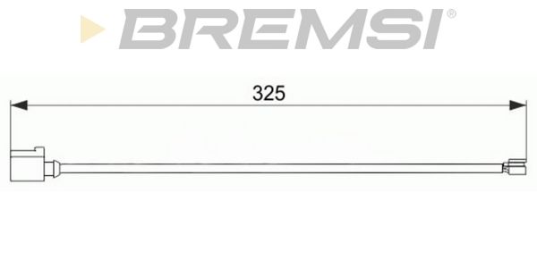BREMSI Indikators, Bremžu uzliku nodilums WI0704