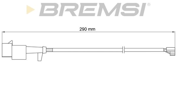 BREMSI Indikators, Bremžu uzliku nodilums WI0713