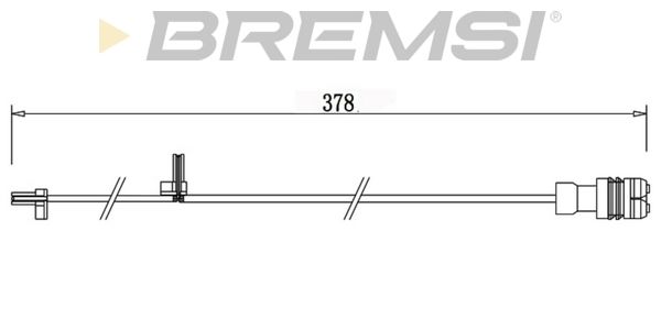 BREMSI Indikators, Bremžu uzliku nodilums WI0721
