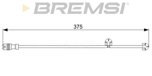 BREMSI Indikators, Bremžu uzliku nodilums WI0744
