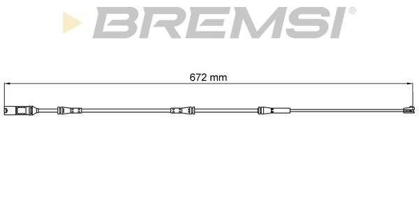 BREMSI Indikators, Bremžu uzliku nodilums WI0751