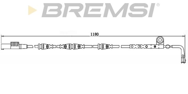 BREMSI Indikators, Bremžu uzliku nodilums WI0762