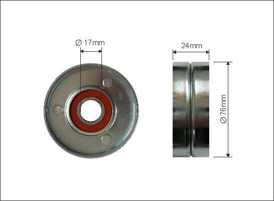 CAFFARO Spriegotājrullītis, Ķīļrievu siksna 286-00