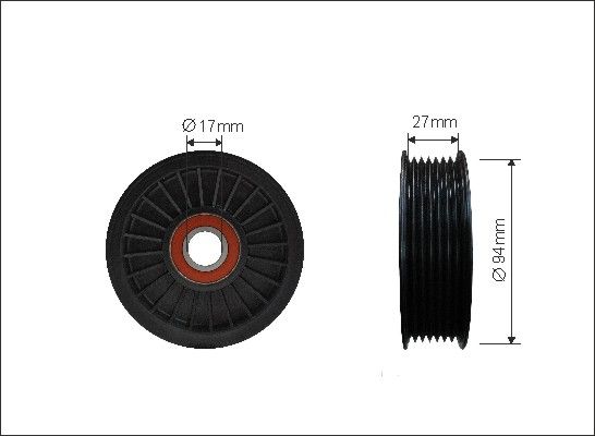 CAFFARO Spriegotājrullītis, Ķīļrievu siksna 500087