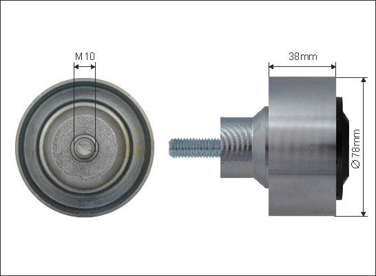 CAFFARO Spriegotājrullītis, Ķīļrievu siksna 500291