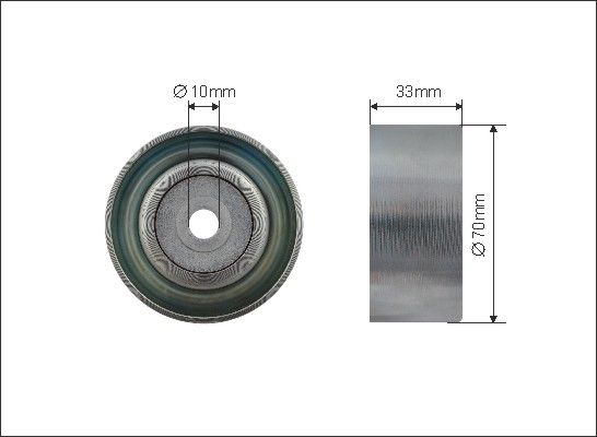 CAFFARO Parazīt-/Vadrullītis, Ķīļrievu siksna 500374