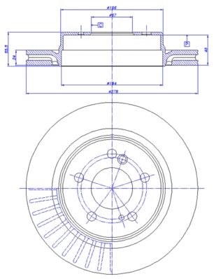 CAR Bremžu diski 142.1015