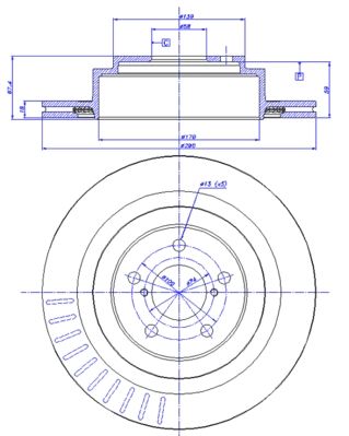 CAR Bremžu diski 142.1325