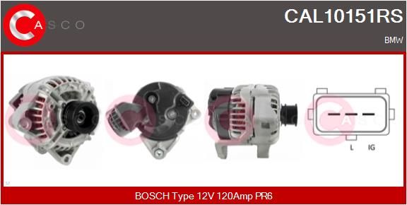 CASCO Ģenerators CAL10151RS
