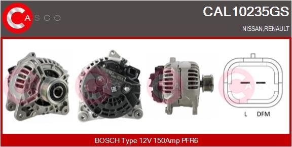 CASCO Ģenerators CAL10235GS