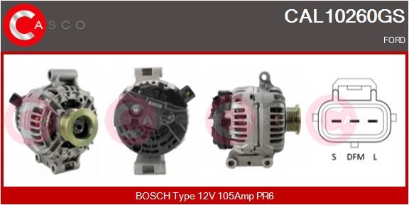 CASCO Ģenerators CAL10260GS