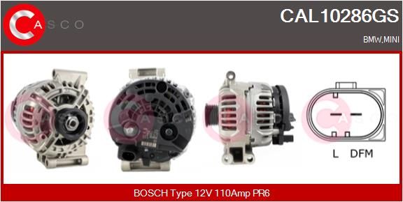 CASCO Ģenerators CAL10286GS