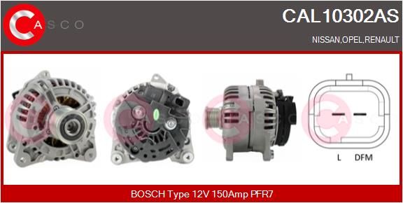 CASCO Ģenerators CAL10302AS