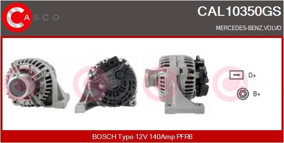 CASCO Ģenerators CAL10350GS