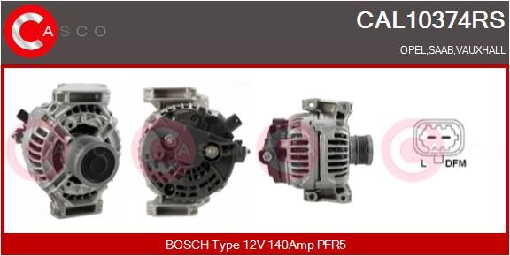 CASCO Ģenerators CAL10374RS
