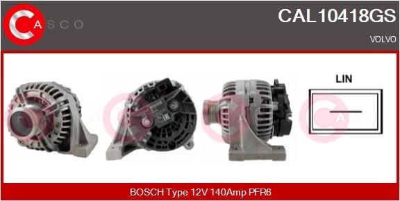 CASCO Ģenerators CAL10418GS