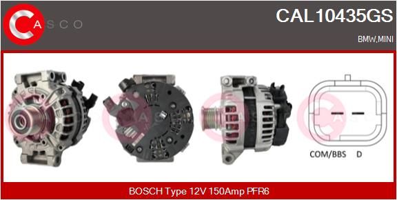 CASCO Ģenerators CAL10435GS