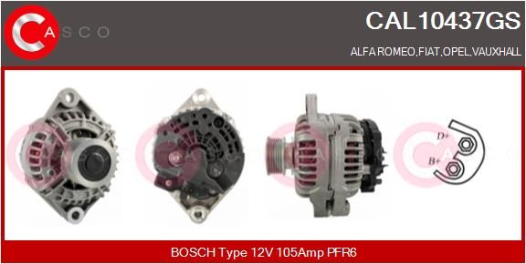 CASCO Ģenerators CAL10437GS