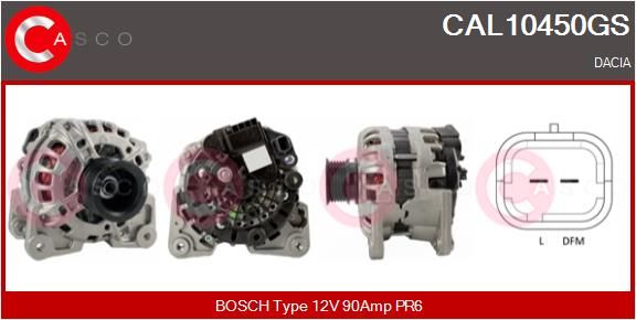 CASCO Ģenerators CAL10450GS