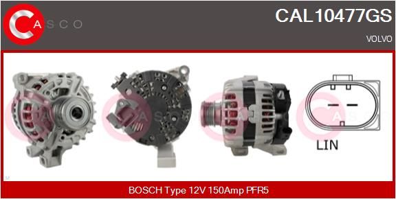 CASCO Ģenerators CAL10477GS