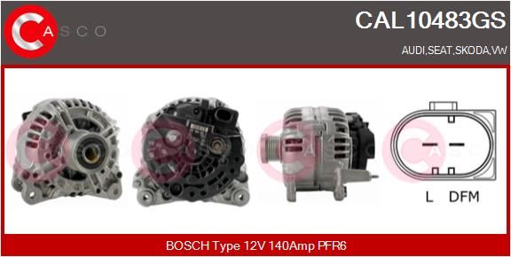 CASCO Ģenerators CAL10483GS