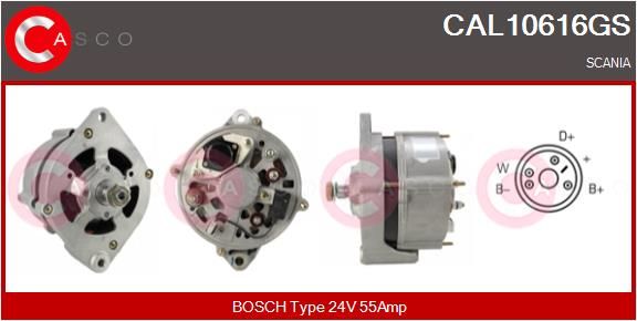 CASCO Ģenerators CAL10616GS