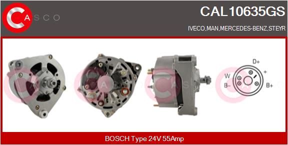 CASCO Ģenerators CAL10635GS