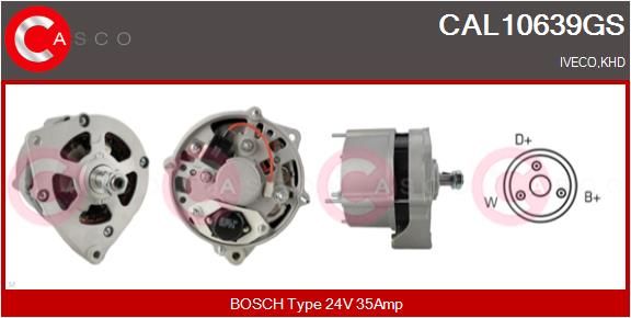 CASCO Ģenerators CAL10639GS