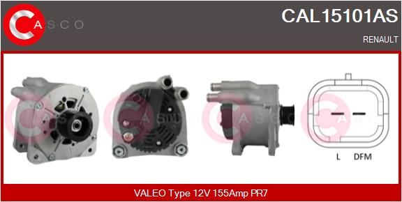 CASCO Ģenerators CAL15101AS