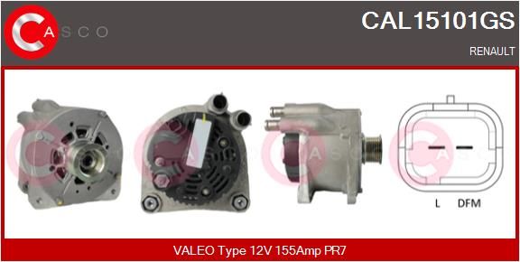 CASCO Ģenerators CAL15101GS