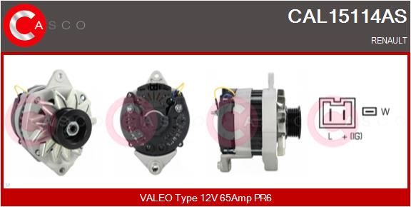 CASCO Ģenerators CAL15114AS