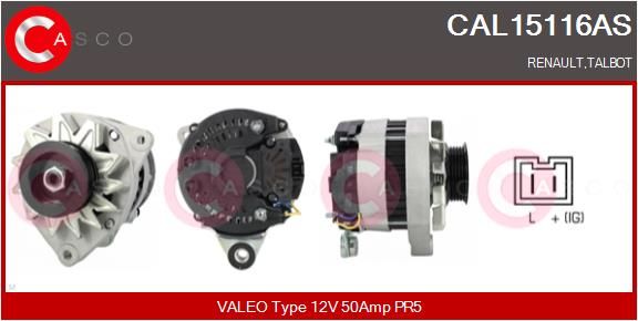 CASCO Ģenerators CAL15116AS