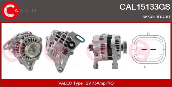 CASCO Ģenerators CAL15133GS